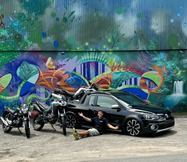 SAVEIRO CROSS + BMW 850